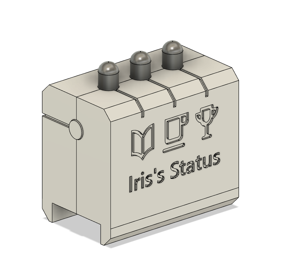 An image of the Pomodoro timer rendered in CAD software